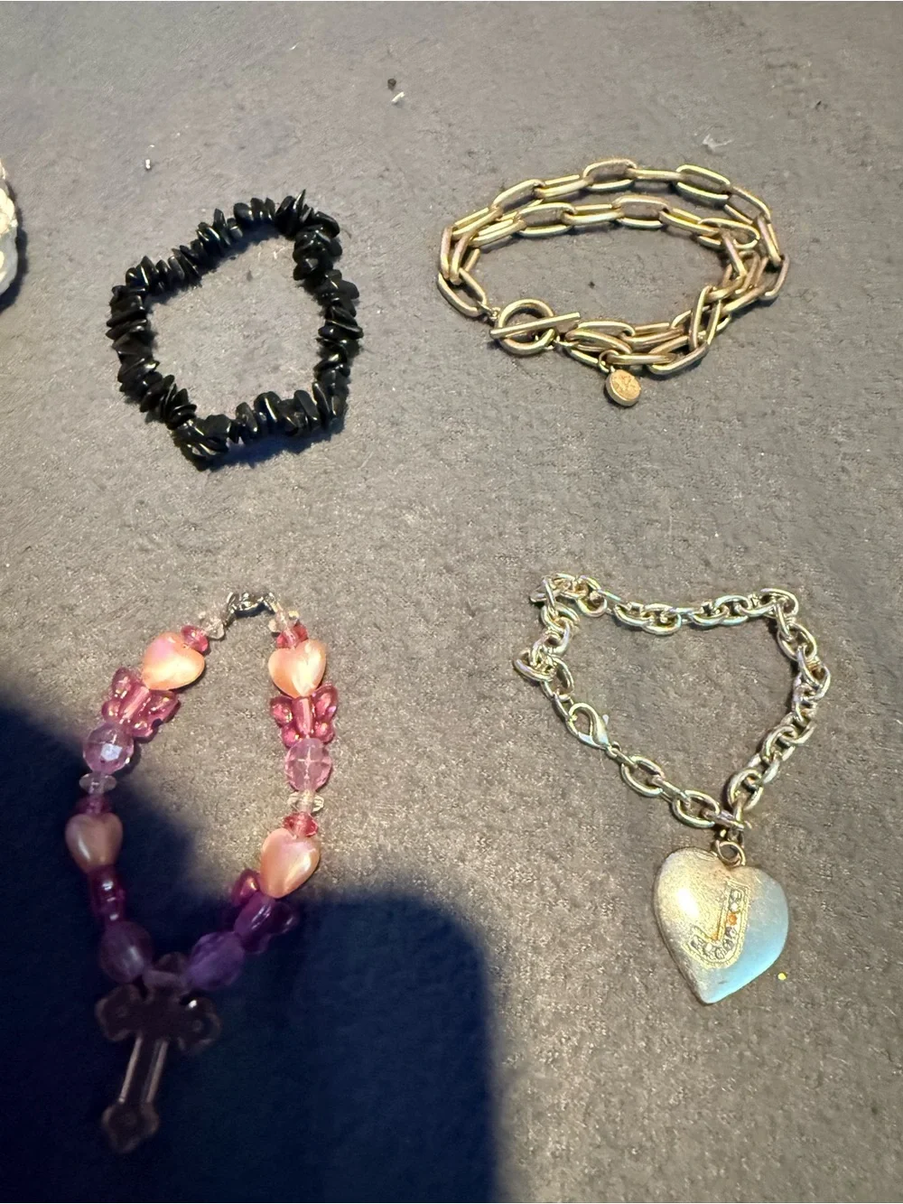 Assorted Women's Beaded and Chain Bracelet Set - Mixed Colors